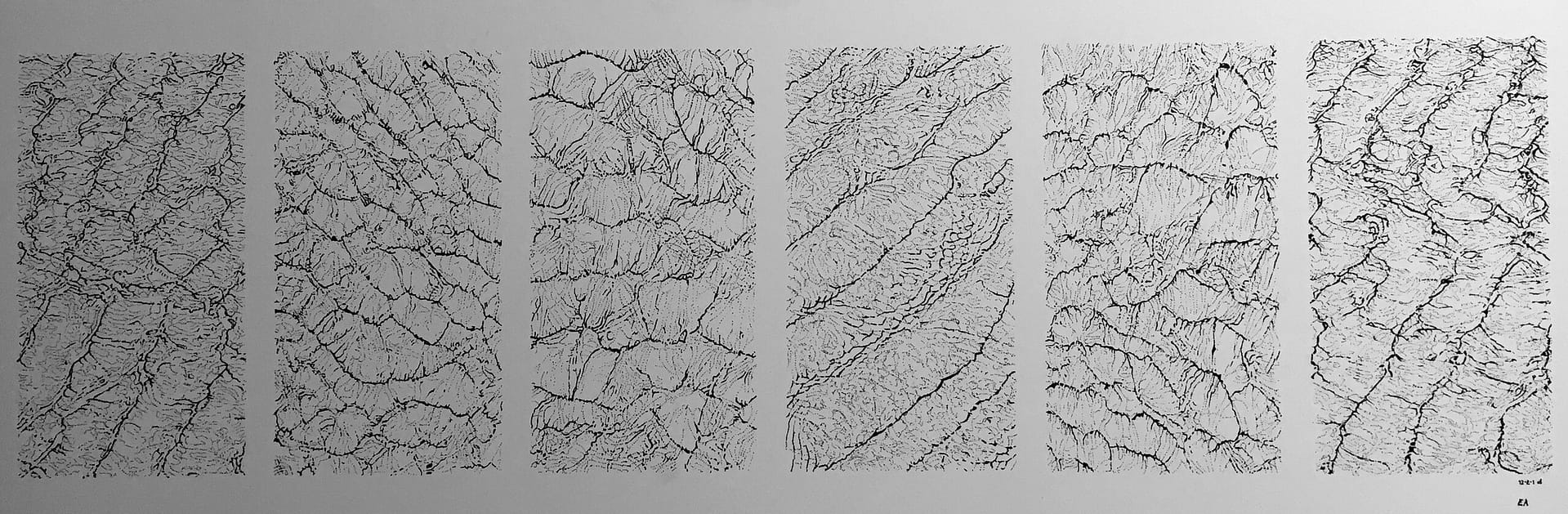 Xerox auf Forex 18x56cm, 2012