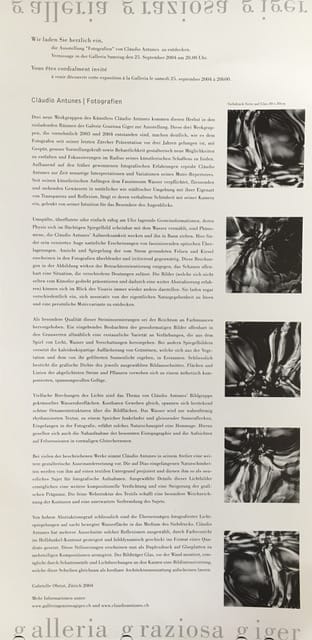 Ausstellung Galleria Graziosa Giger