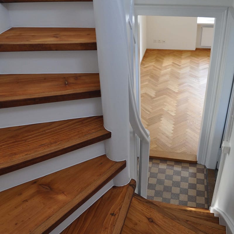 Umbau Reiheneinfamilienhaus Basel, Wohnzimmer