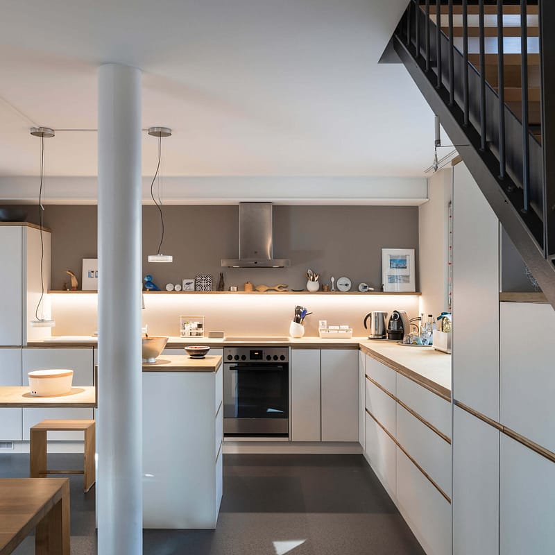 Sanierung Wohnung in Zürich Limmatwest, Küche