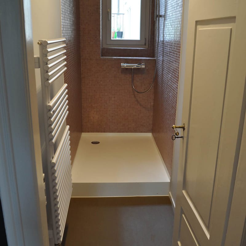 Sanierung Mehrfamilienhaus in Zürich Wipkingen, Dusche