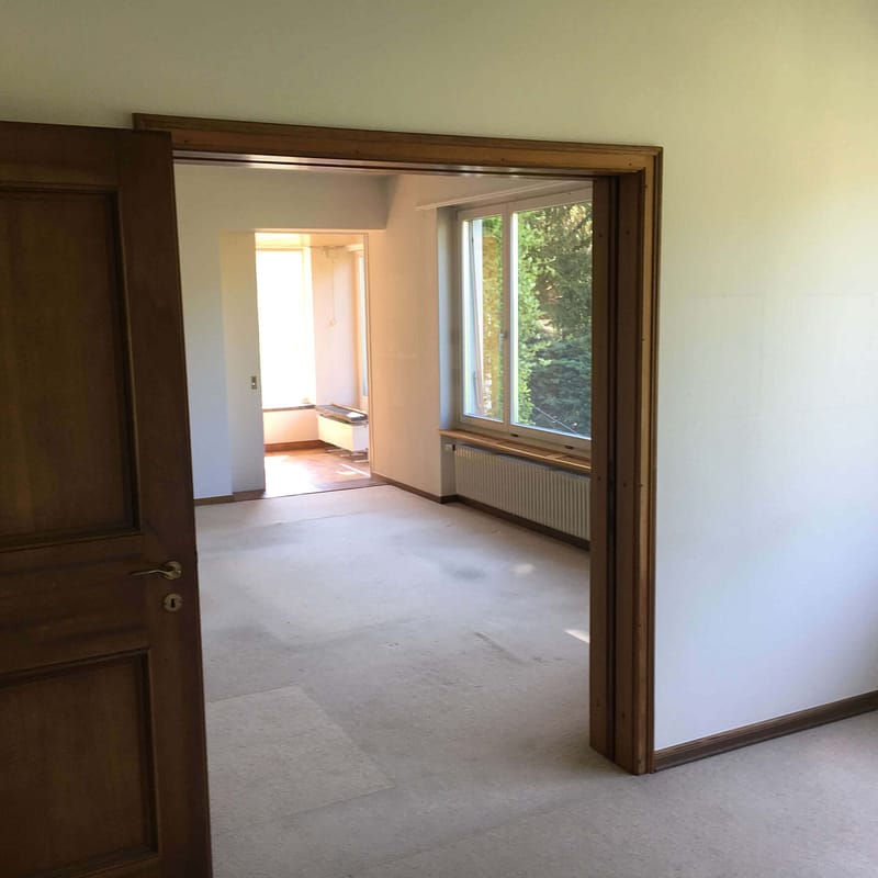 Sanierung Wohnhaus in Binningen, Esszimmer vorher