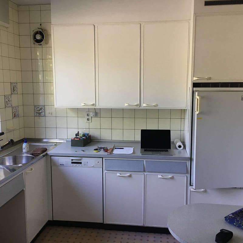 Sanierung Wohnhaus in Binningen, Küche vorher