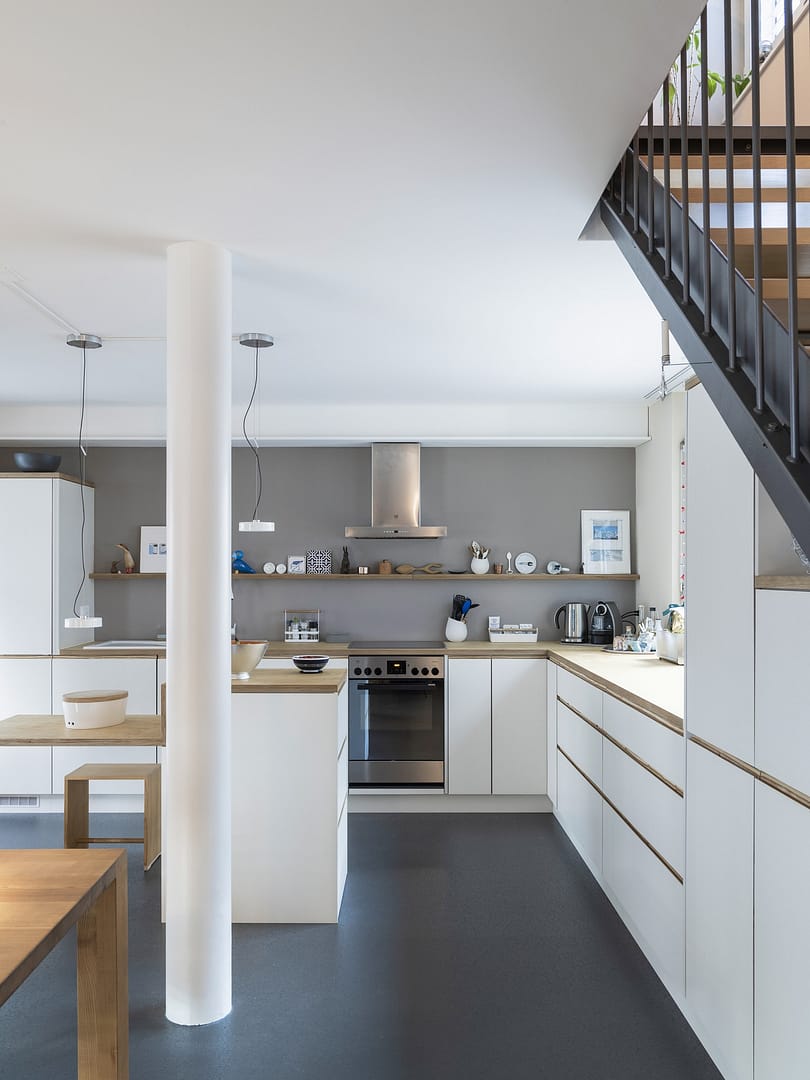 Sanierung Wohnung in Zürich Limmatwest, Küche